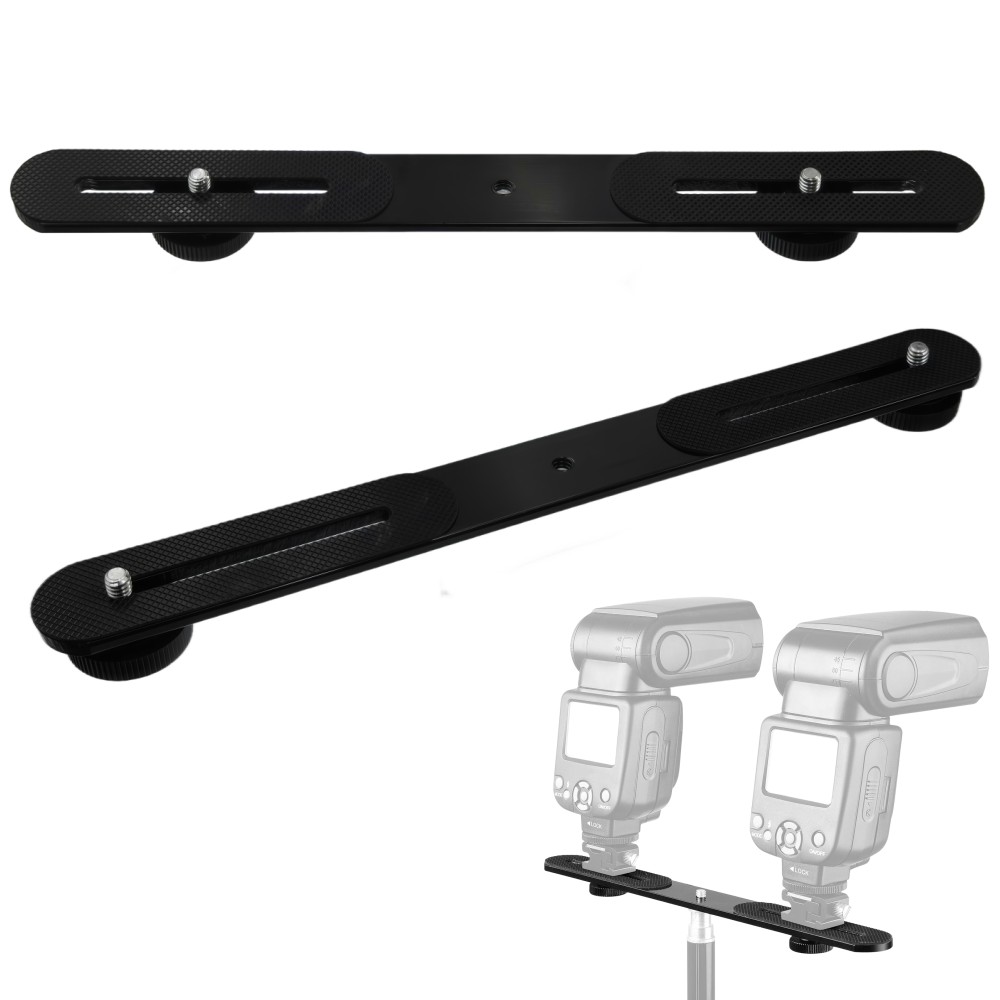 Photography Lighting Spotlight - Support double flash avec vis 1/4''