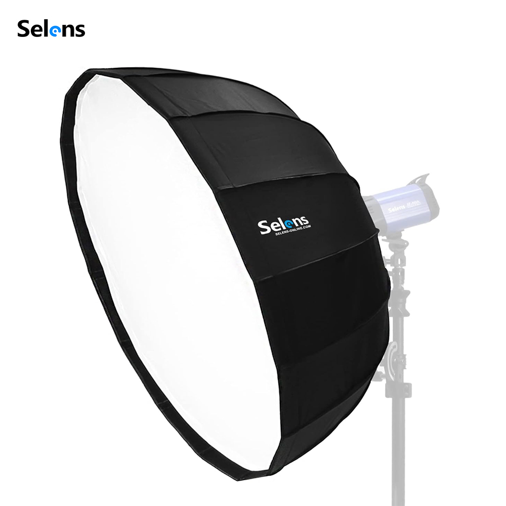 Photography Lighting Beauty Dish - Boîte à lumière parabolique Selens à