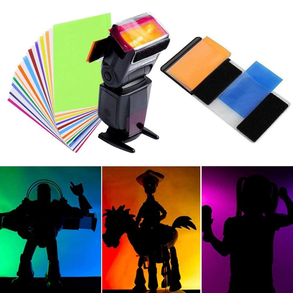 Photography Lighting Flash - Kit de 12 Gels de Flash
