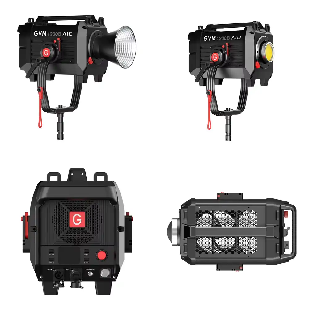 Photography Lighting Spotlight - Projecteur vidéo LED COB bicolore GVM