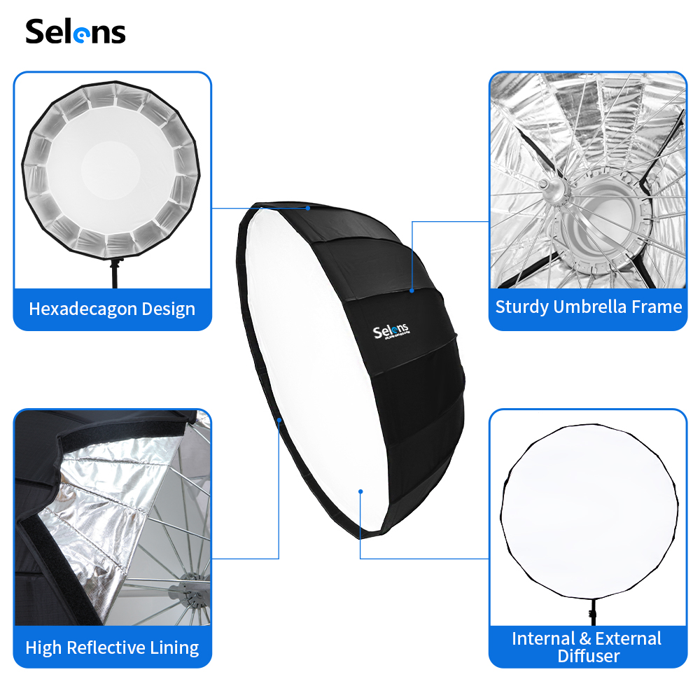 Selens-Diffuseur réflecteur pa - Photography Lighting Beauty Dish avis et prix