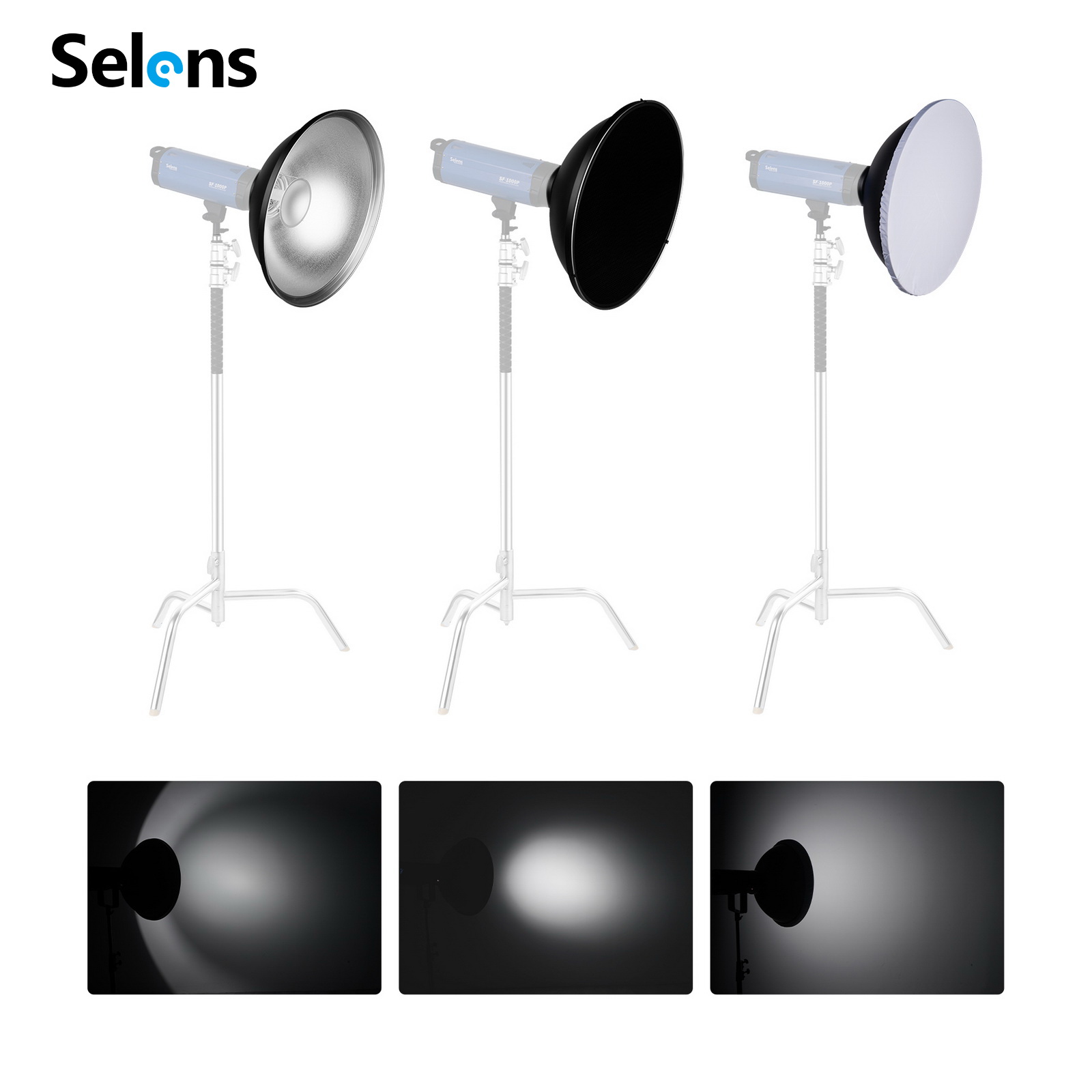 Selens – réflecteur intérieur  - Photography Lighting Beauty Dish avis et prix