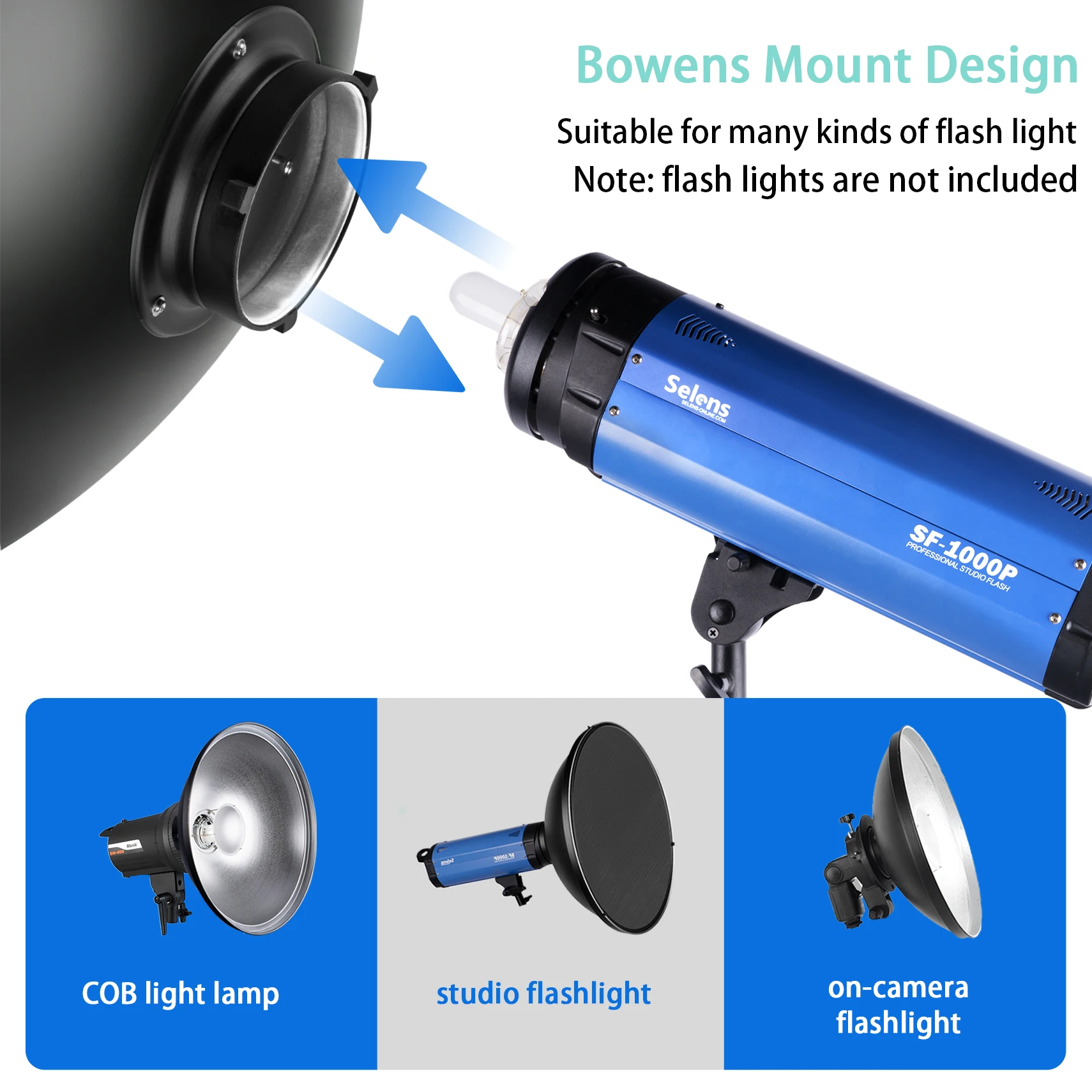 Selens – réflecteur intérieur  - Photography Lighting Beauty Dish avis et prix