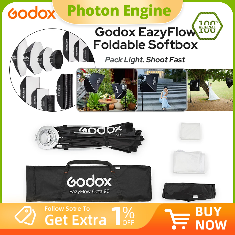 Boîte à lumière pliable Godox  - Photography Lighting Flash avis et prix