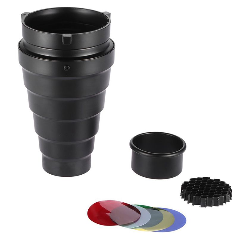 B04C - Snoot conique avec gril - Photography Lighting Grid avis et prix